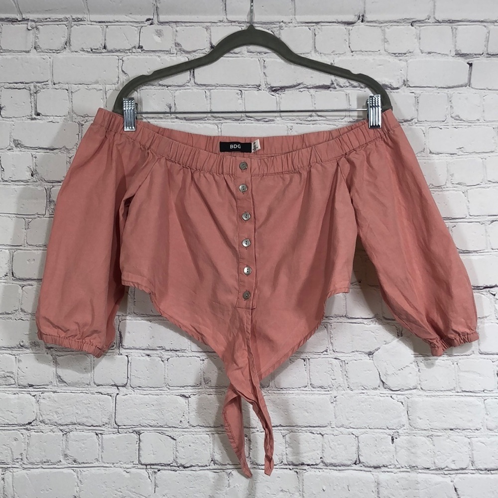 BDG top crop old rose